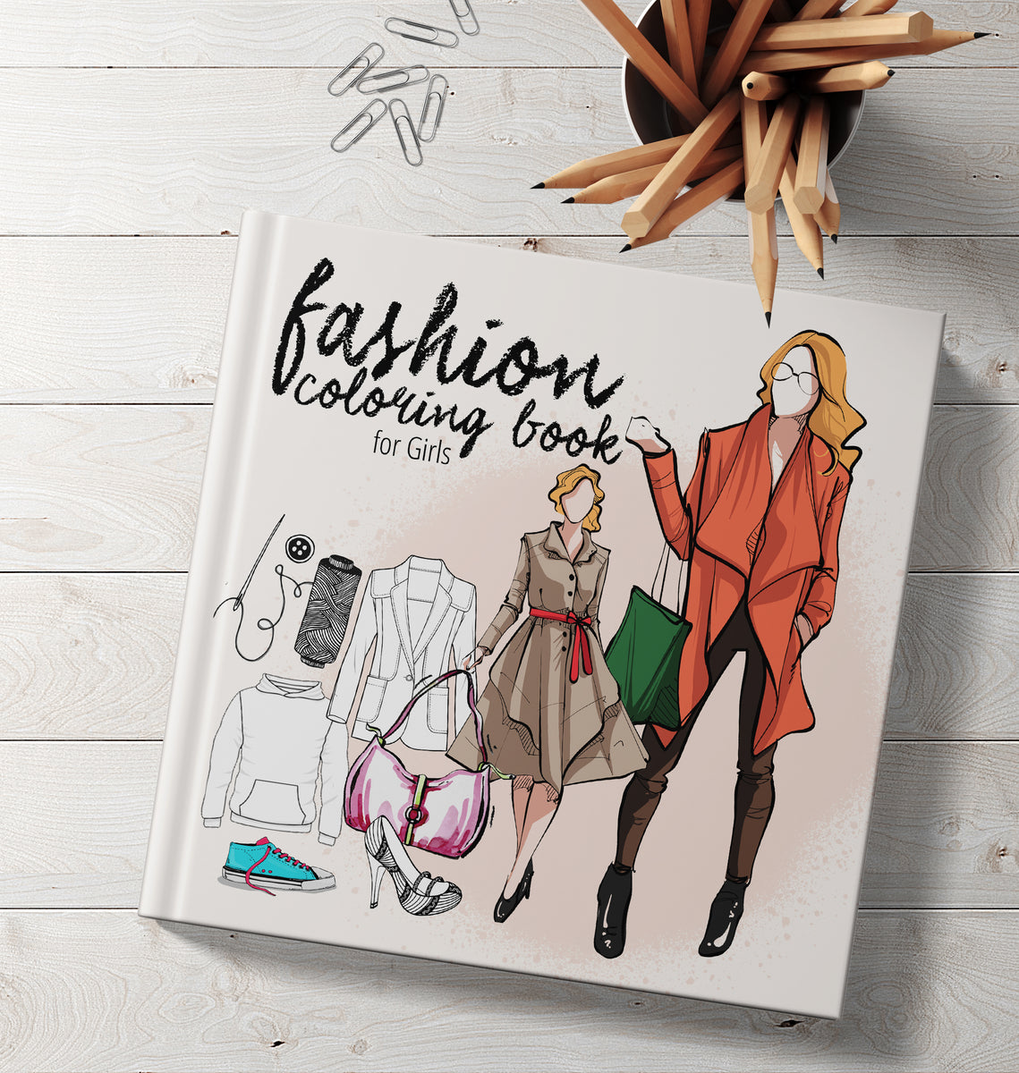 Fashion coloring book for Girls (Digital) – Monsoon Publishing USA