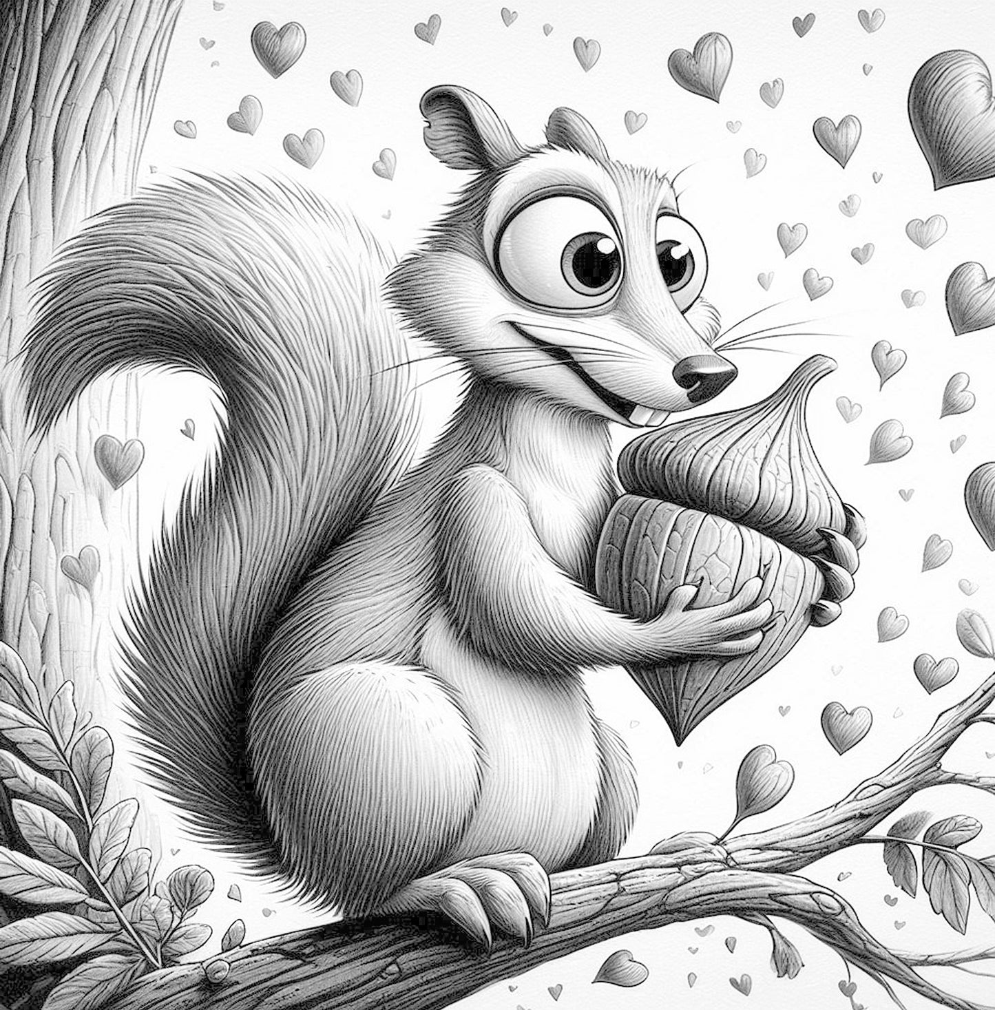 Autumn Squirrels Coloring Book 2 (Printbook)