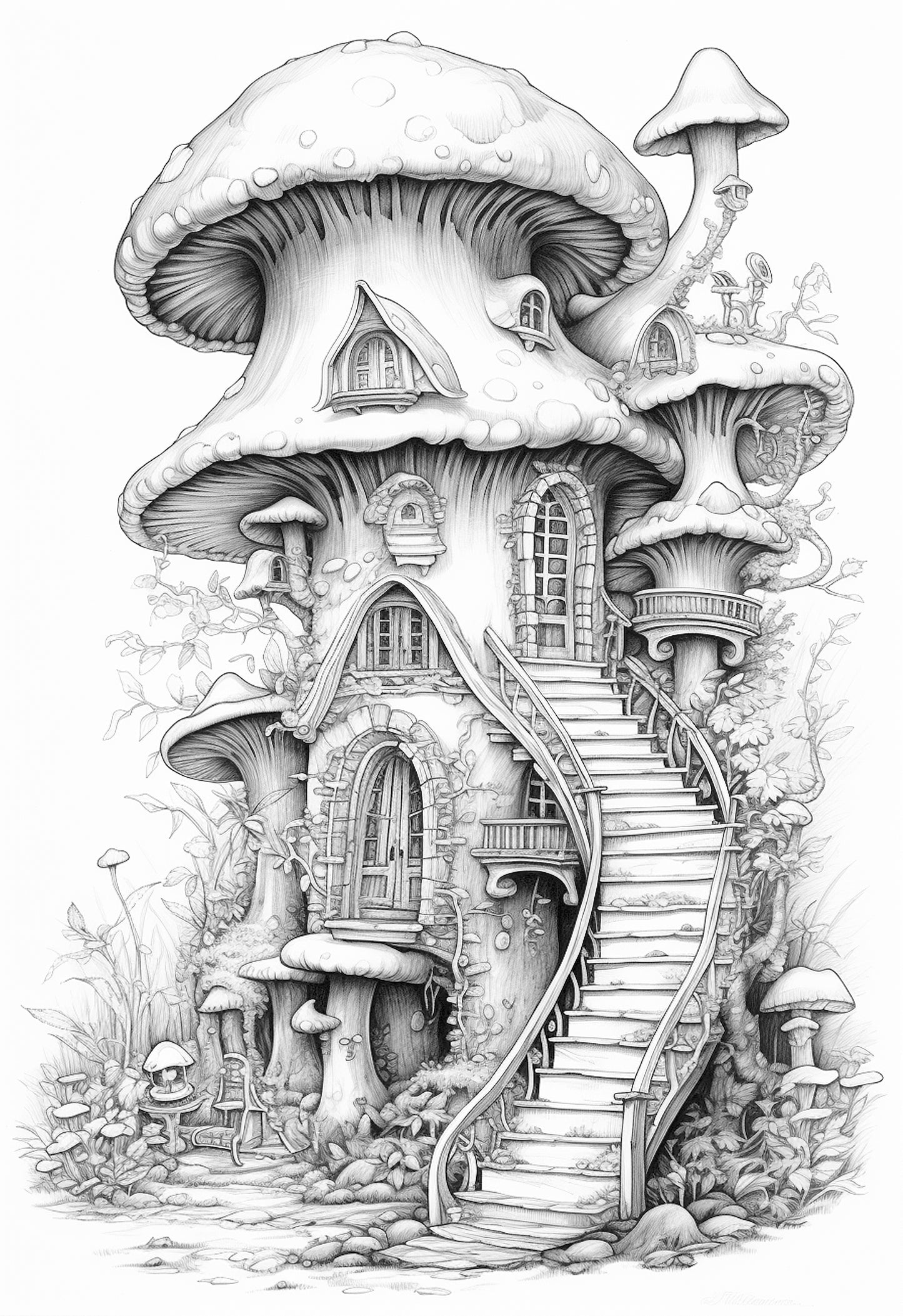 Whimsical Homes Coloring Book 2 (Printbook)