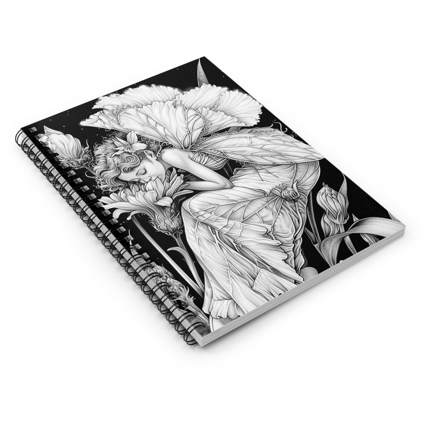 fairy colorable spiral notebook monsoon publishing