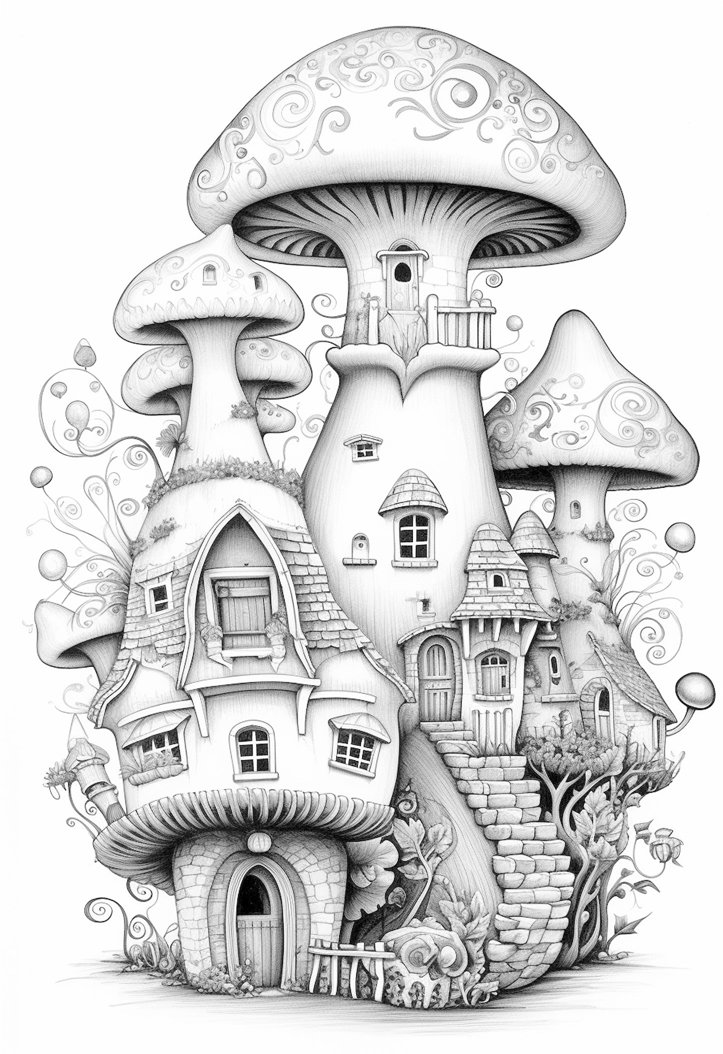 Whimsical Homes Coloring Book 2 (Printbook)