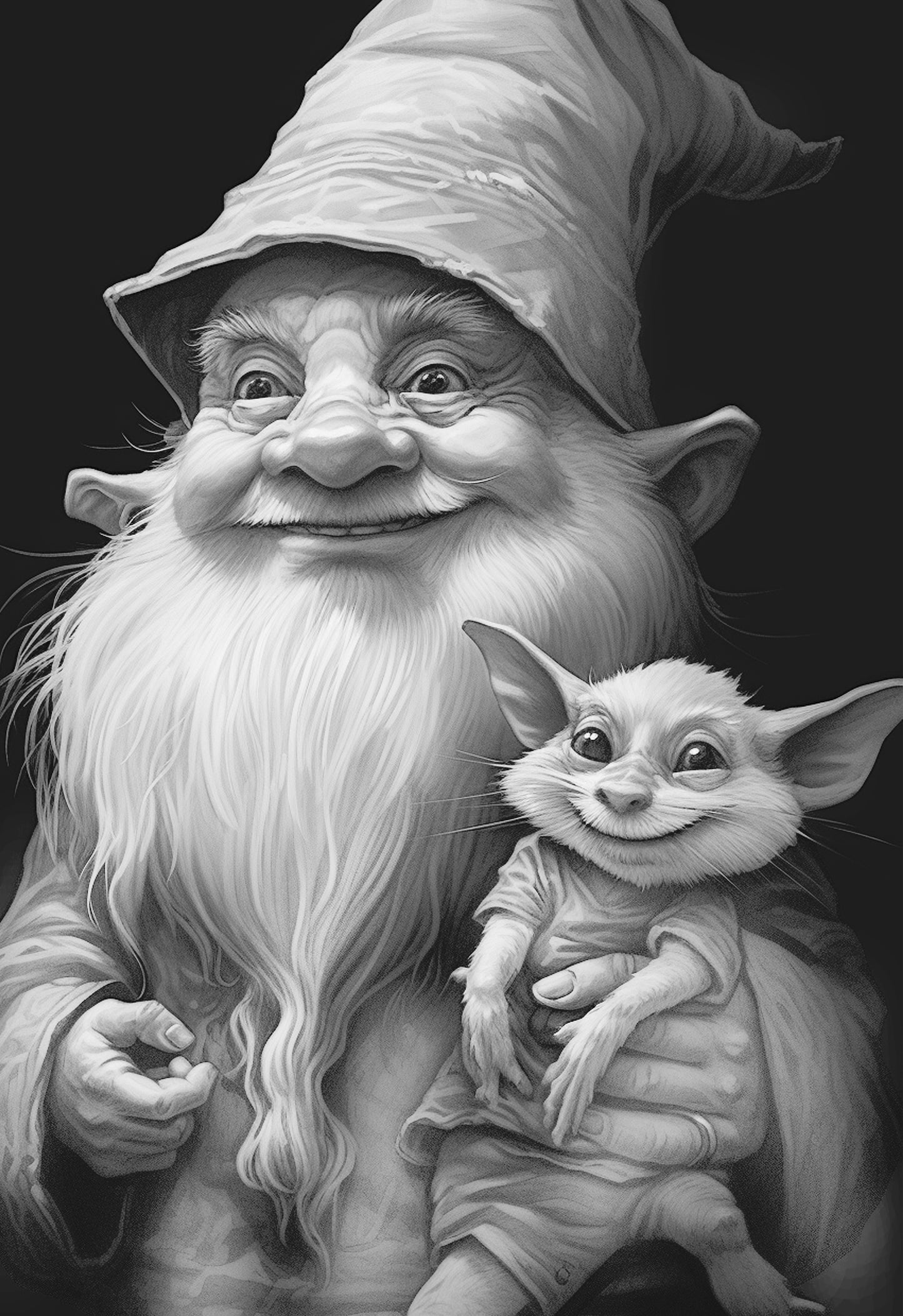 Gnomes Cats and Creatures Coloring Book 2 (Digital)