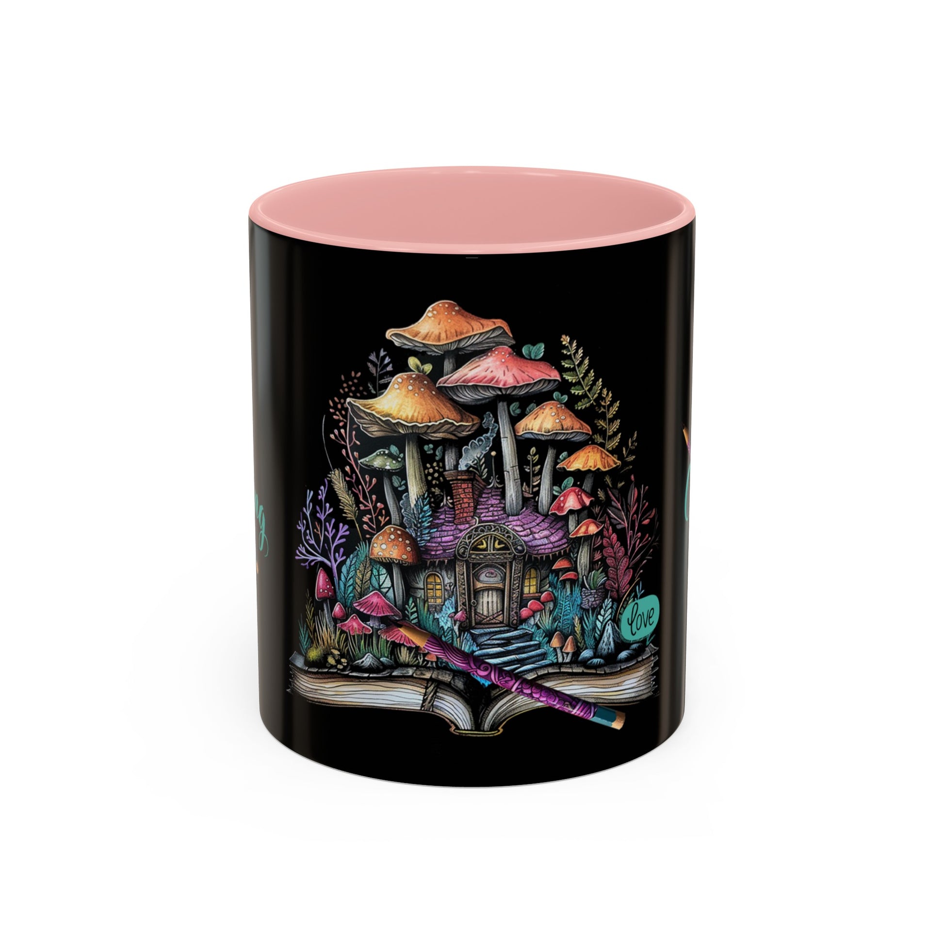 fairy house coloring book gift coffee mug colorista monsoon publishing