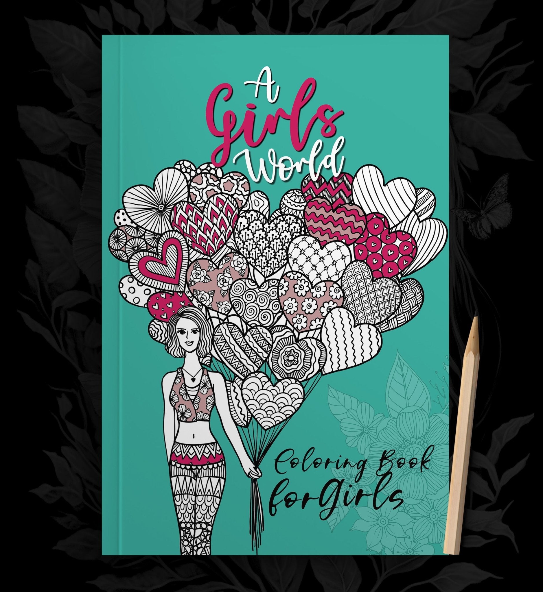 A Girls World Coloring Book for Girls (Printbook) - Monsoon Publishing USA