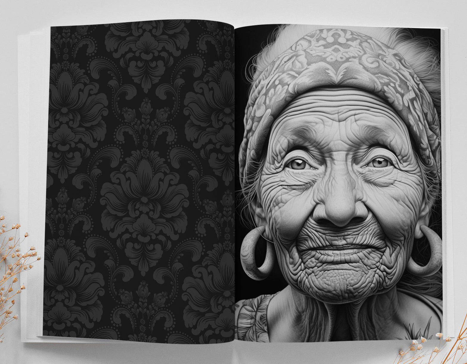 A life well lived Portraits Coloring Book (Printbook) - Monsoon Publishing USA