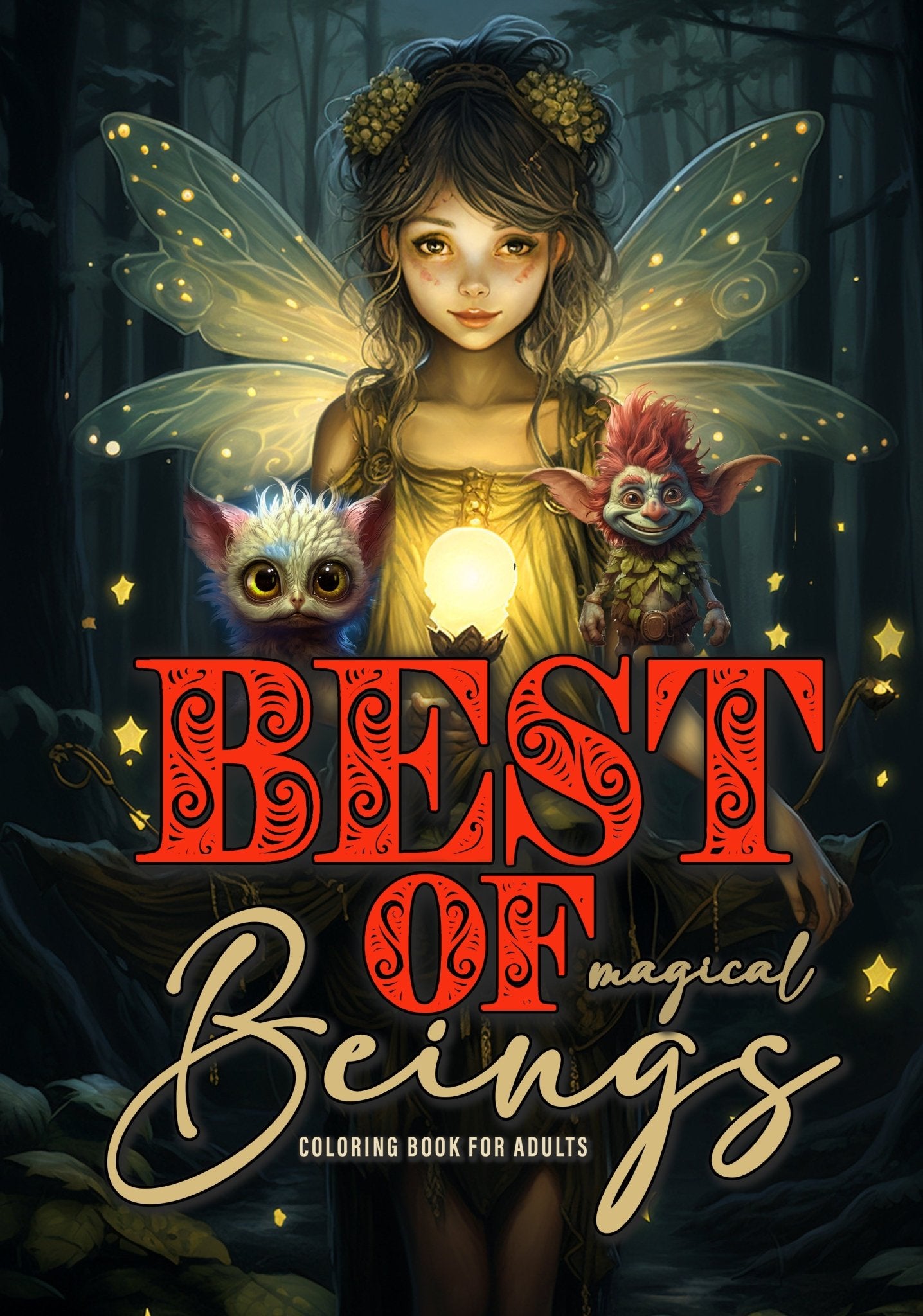 Best of Magical Beings Coloring Book (Printbook) - Monsoon Publishing USA
