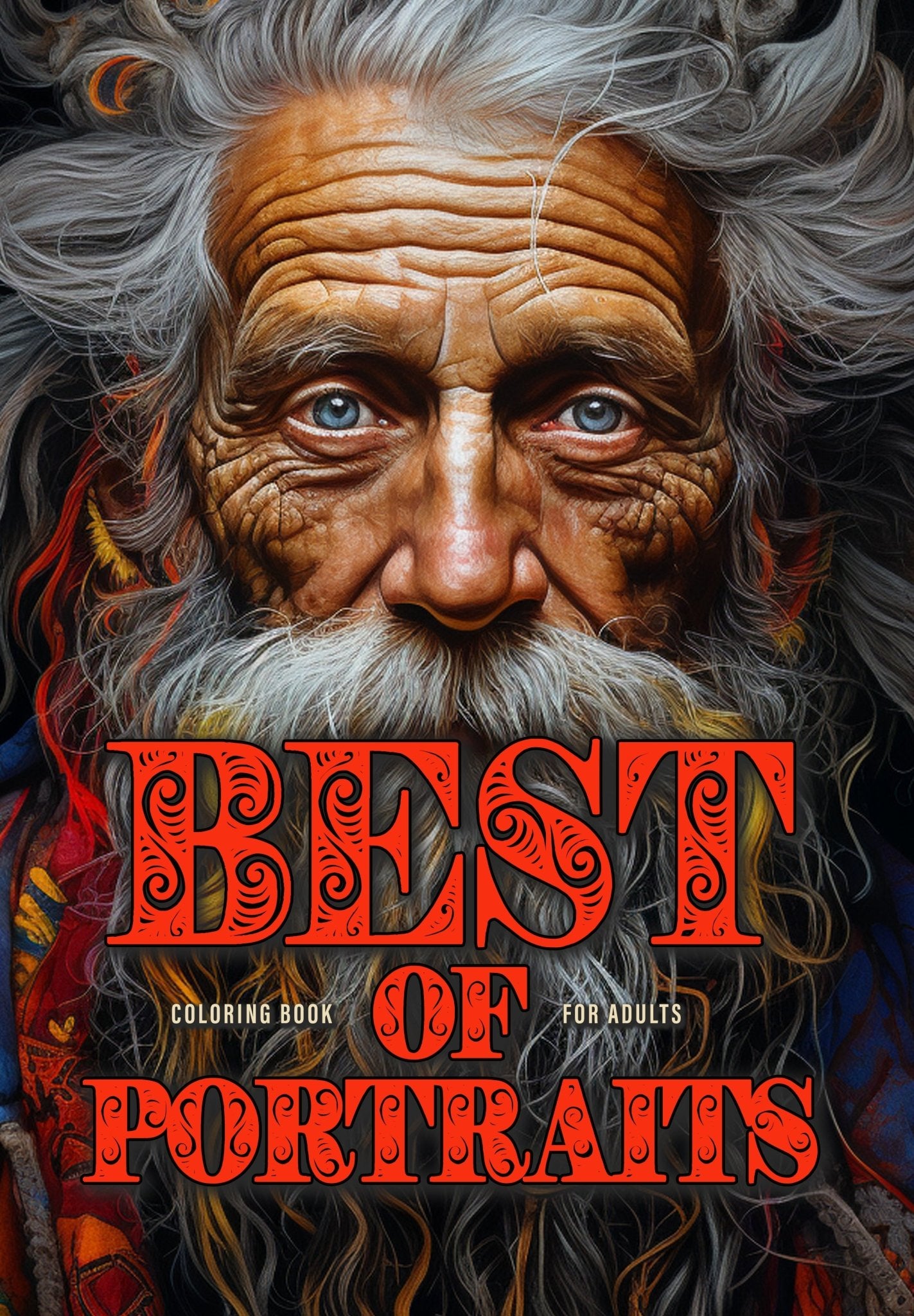 Best of Portraits Coloring Book (Printbook) - Monsoon Publishing USA