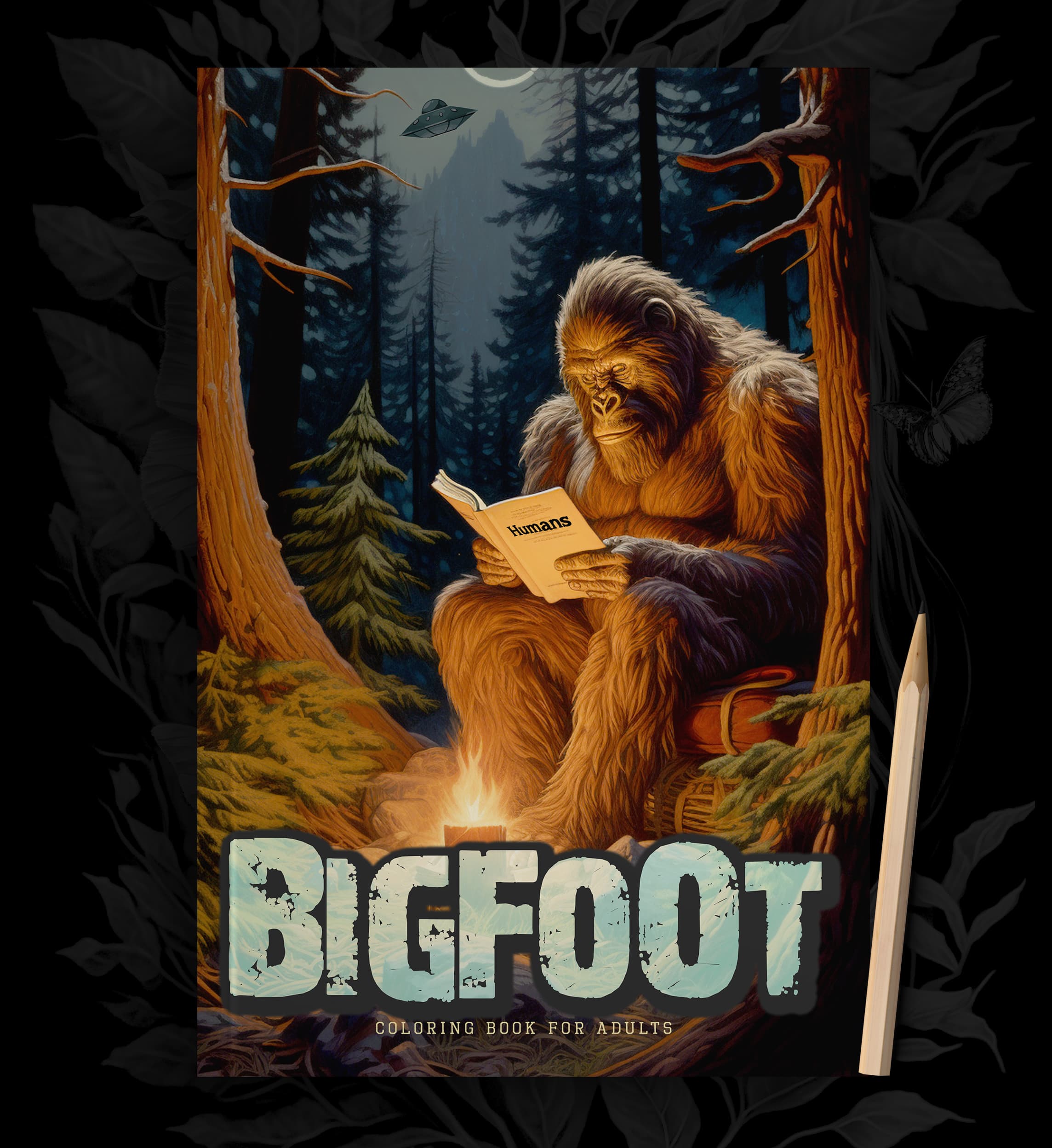 Bigfoot Coloring Book for Adults (Printbook) – Monsoon Publishing USA