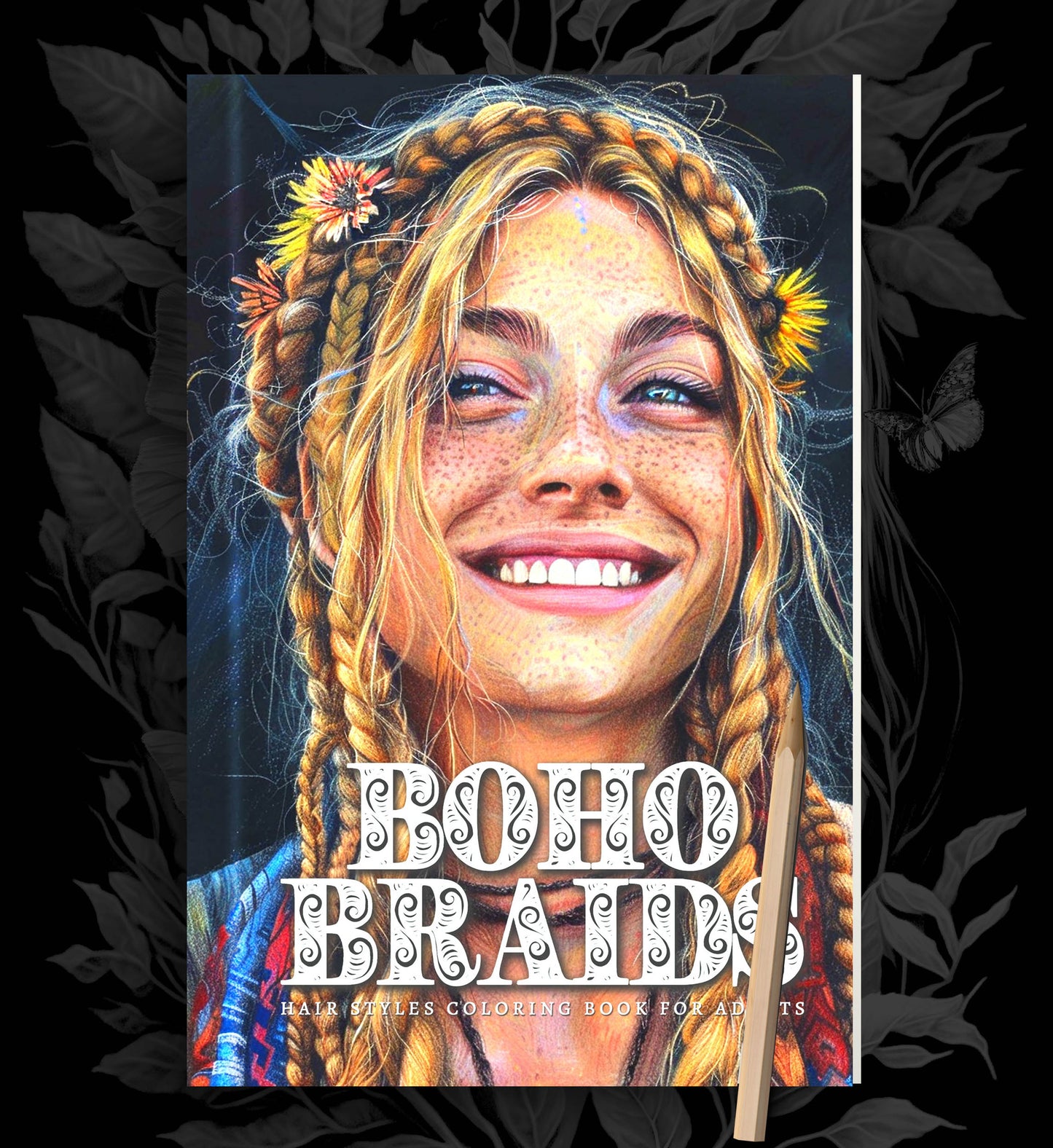 Boho Braids Coloring Book (Printbook)