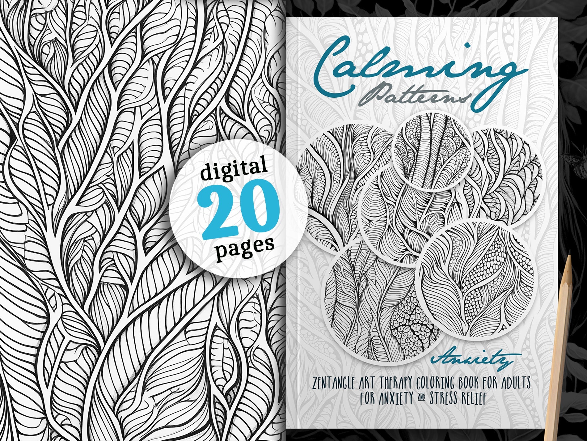 Calming Patterns Coloring Book (Digital) - Monsoon Publishing USA