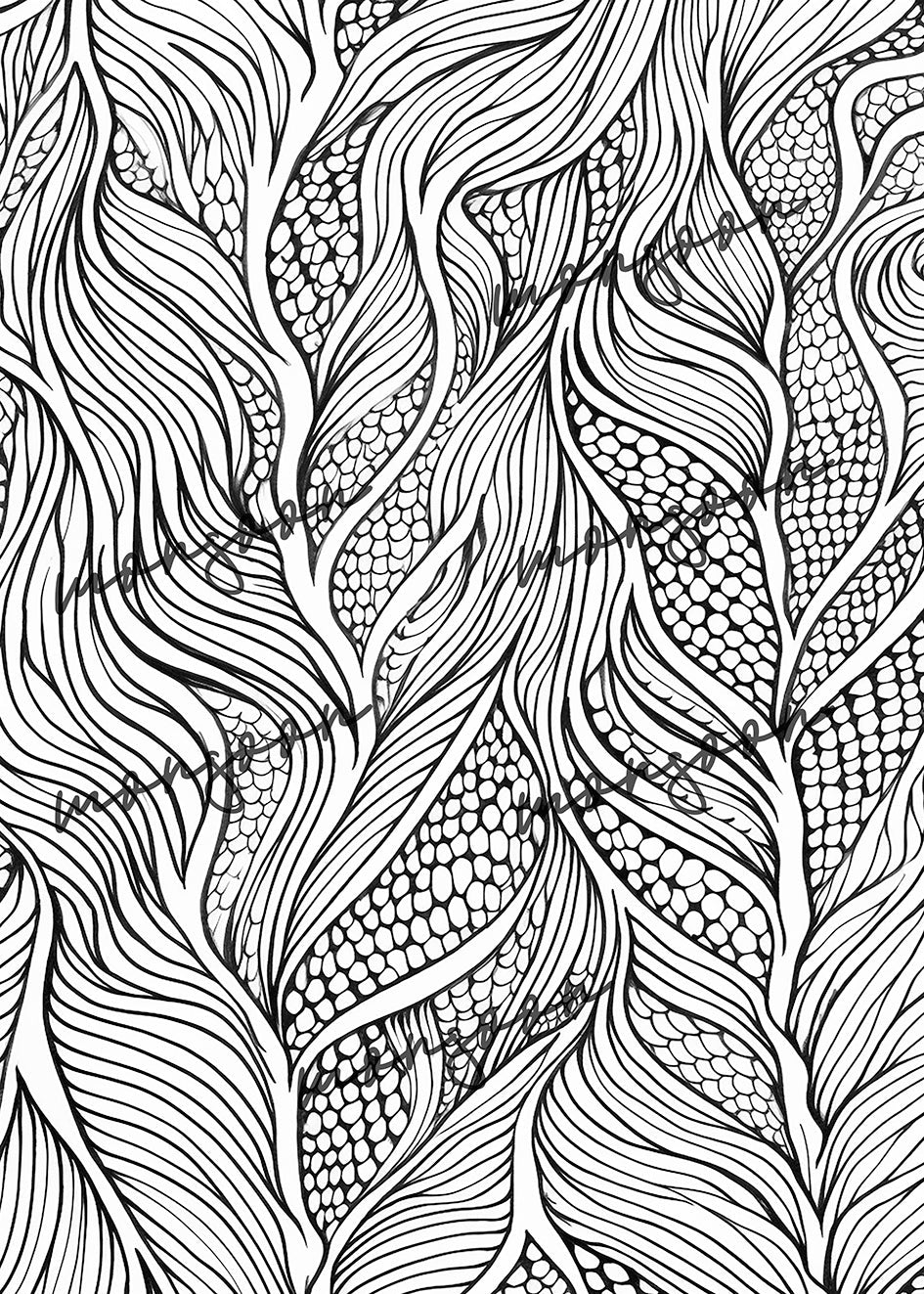 Calming Patterns Coloring Book (Printbook) - Monsoon Publishing USA