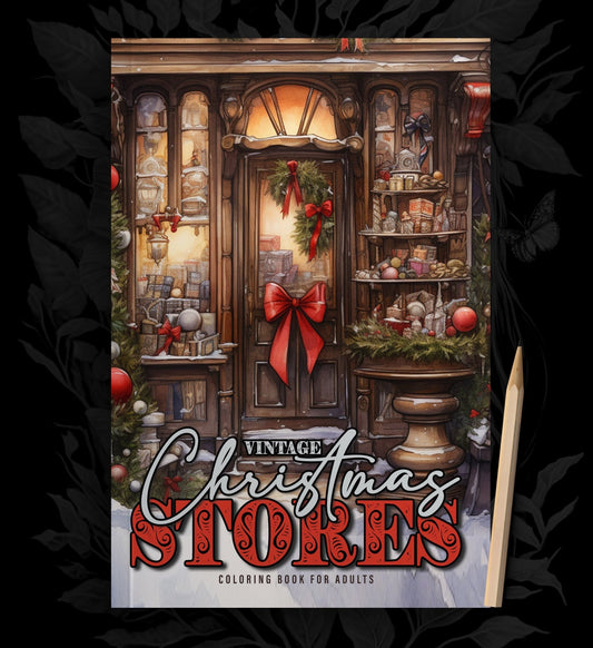 Christmas Stores Coloring Book for Adults (Printbook) - Monsoon Publishing USA