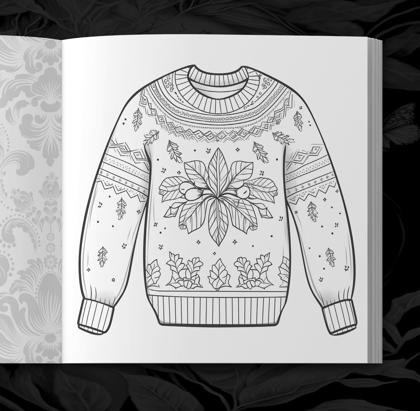 Christmas Sweater Coloring Book for Adults (Printbook) - Monsoon Publishing USA