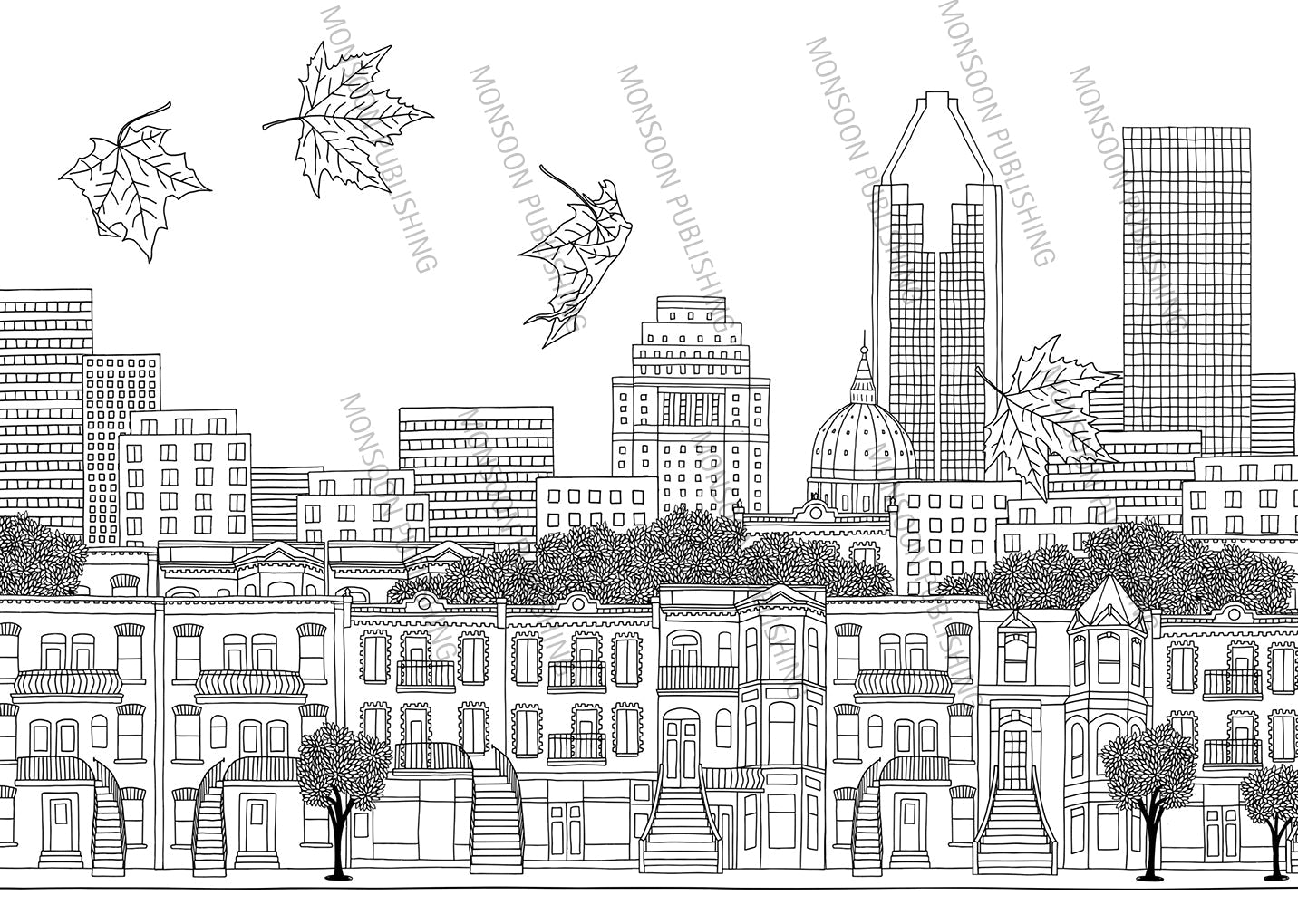 Cities of the World Coloring Book (Digital) - Monsoon Publishing USA