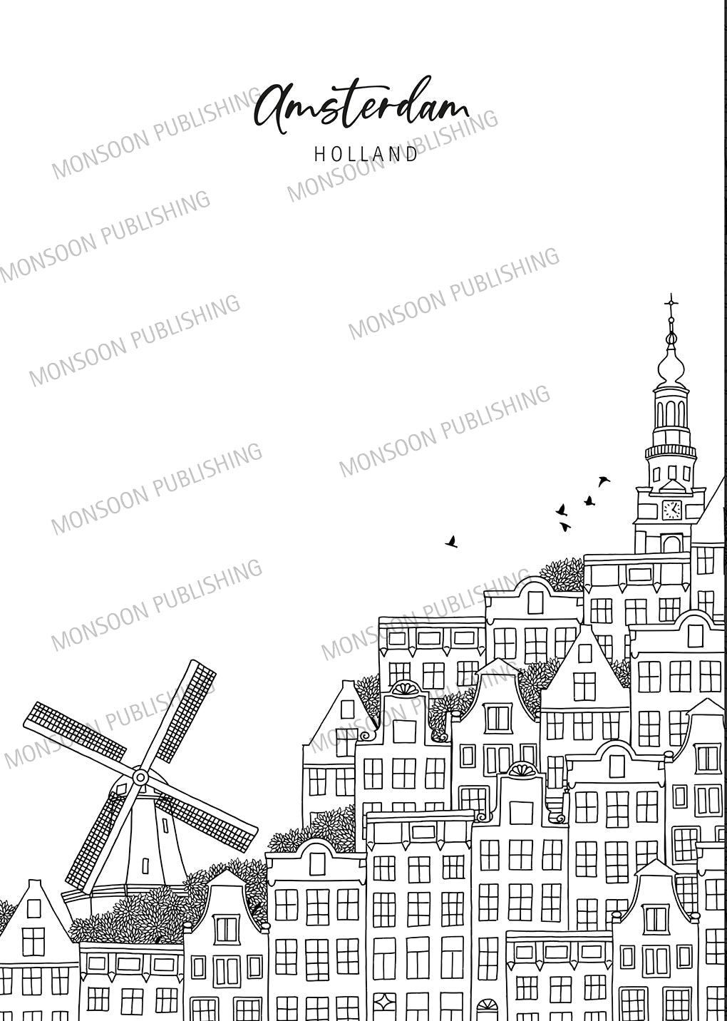 Cities of the World Coloring Book (Printbook) - Monsoon Publishing USA