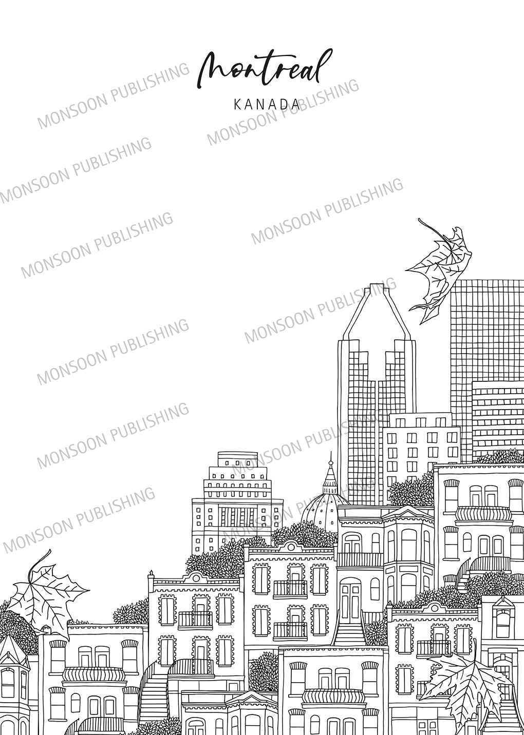 Cities of the World Coloring Book (Printbook) - Monsoon Publishing USA