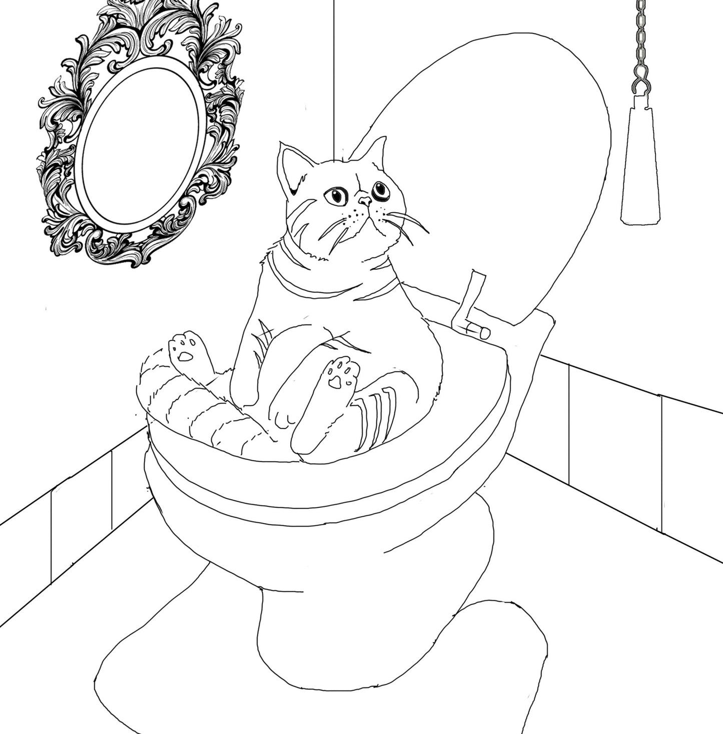 Crazy Cats Coloring Book for Adults (Digital) - Monsoon Publishing USA