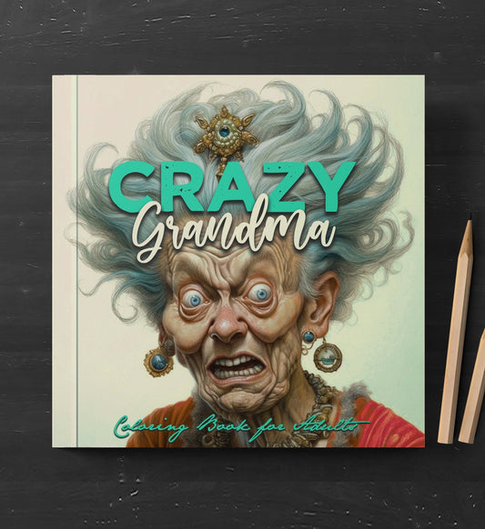 Crazy Grandma Coloring Book (Printbook) - Monsoon Publishing USA