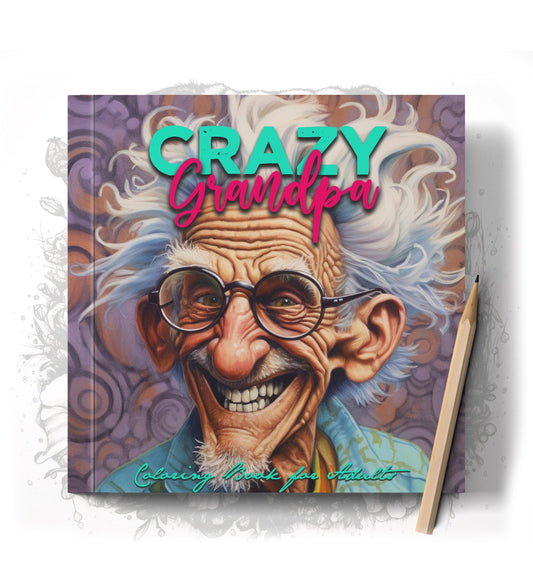 Crazy Grandpa Coloring Book (Printbook) - Monsoon Publishing USA