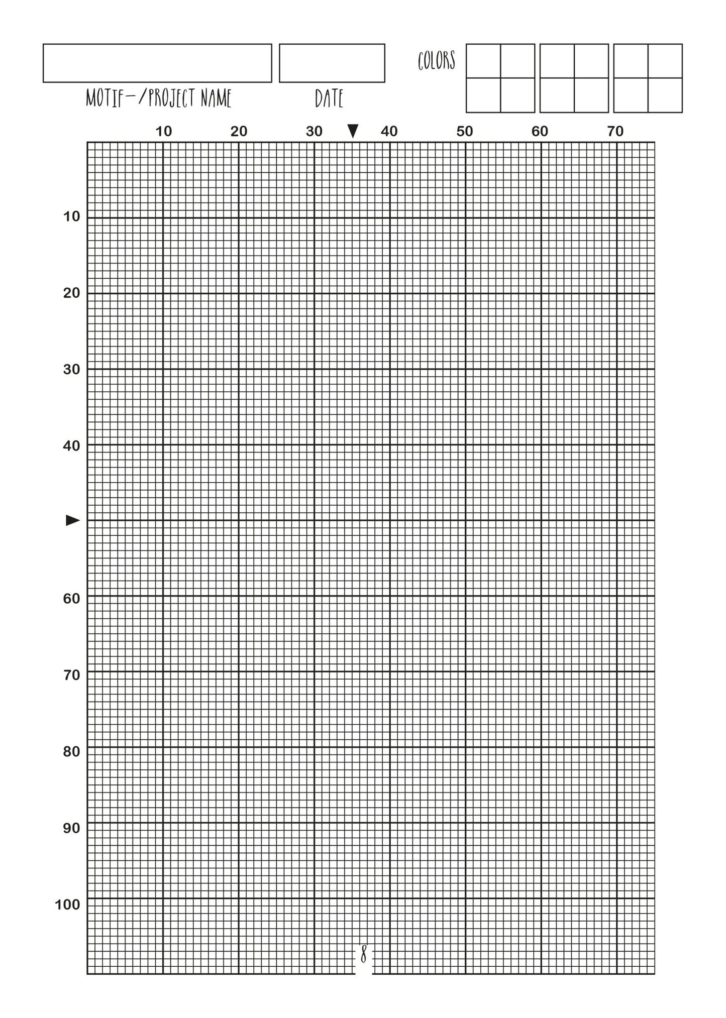 Cross Stitch Graph Paper Planner (Digital) - Monsoon Publishing USA