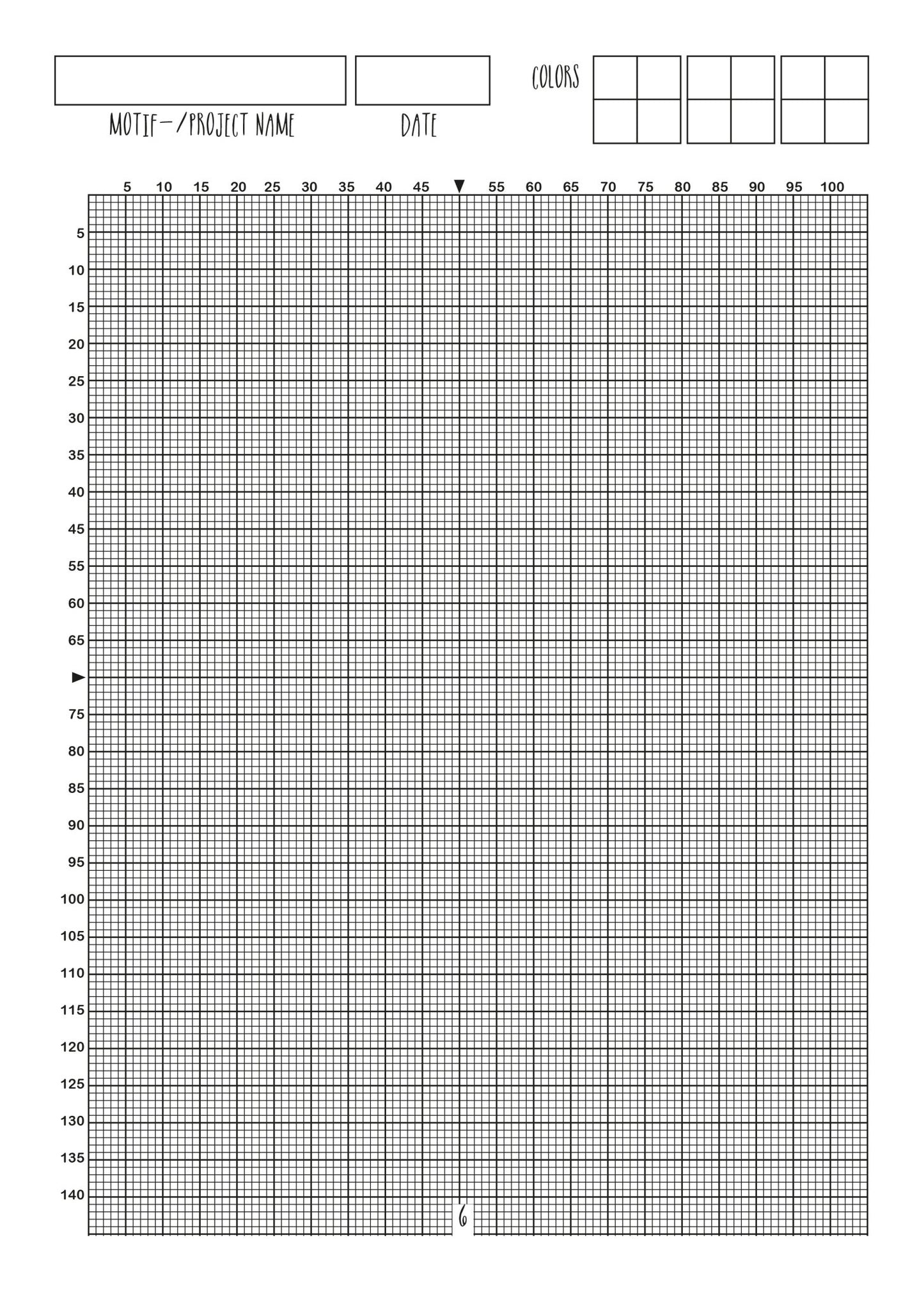 Cross Stitch Graph Paper Planner (Digital) - Monsoon Publishing USA