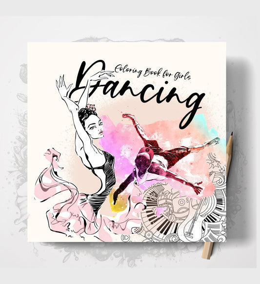 Dancing Coloring Book for Girls (Printbook) - Monsoon Publishing USA