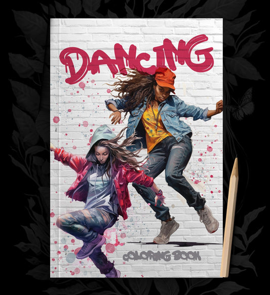 Dancing Coloring Book Grayscale (Printbook) - Monsoon Publishing USA