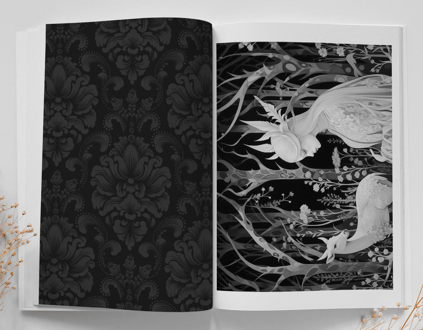 Dark Autumn Forest Coloring Book (Digital) - Monsoon Publishing USA