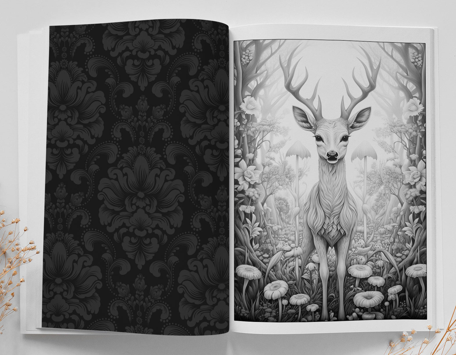 Deer Coloring Book (Printbook) - Monsoon Publishing USA