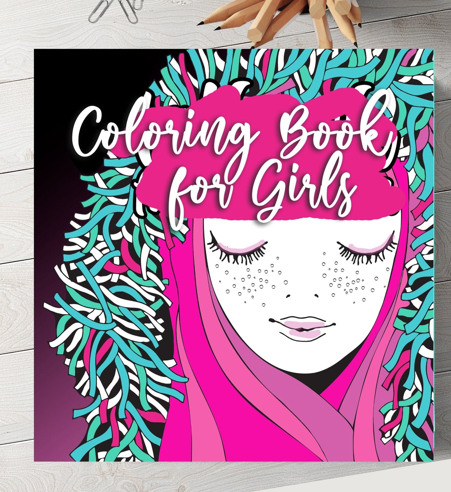 Doodle Girls Coloring Book for Girls 3 (Printbook) - Monsoon Publishing USA