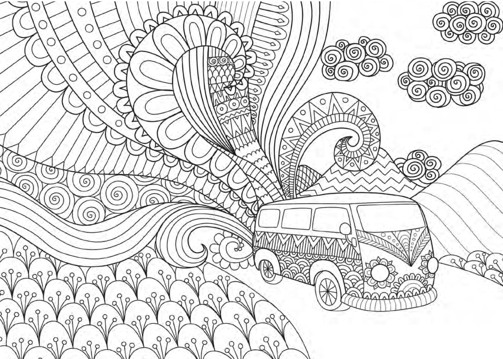 Dream Trip Cities Coloring Book for Adults (Digital) - Monsoon Publishing USA