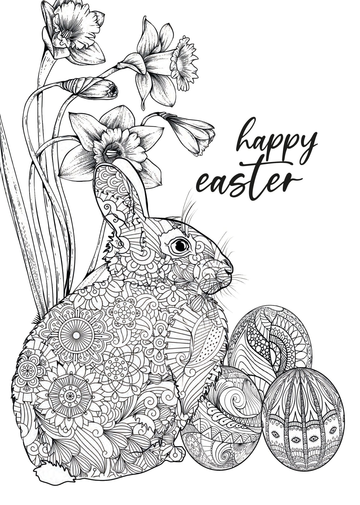 Easter Coloring Book Zentangle (Printbook) - Monsoon Publishing USA