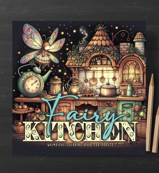 Fairy Kitchen Coloring Book (Printbook)