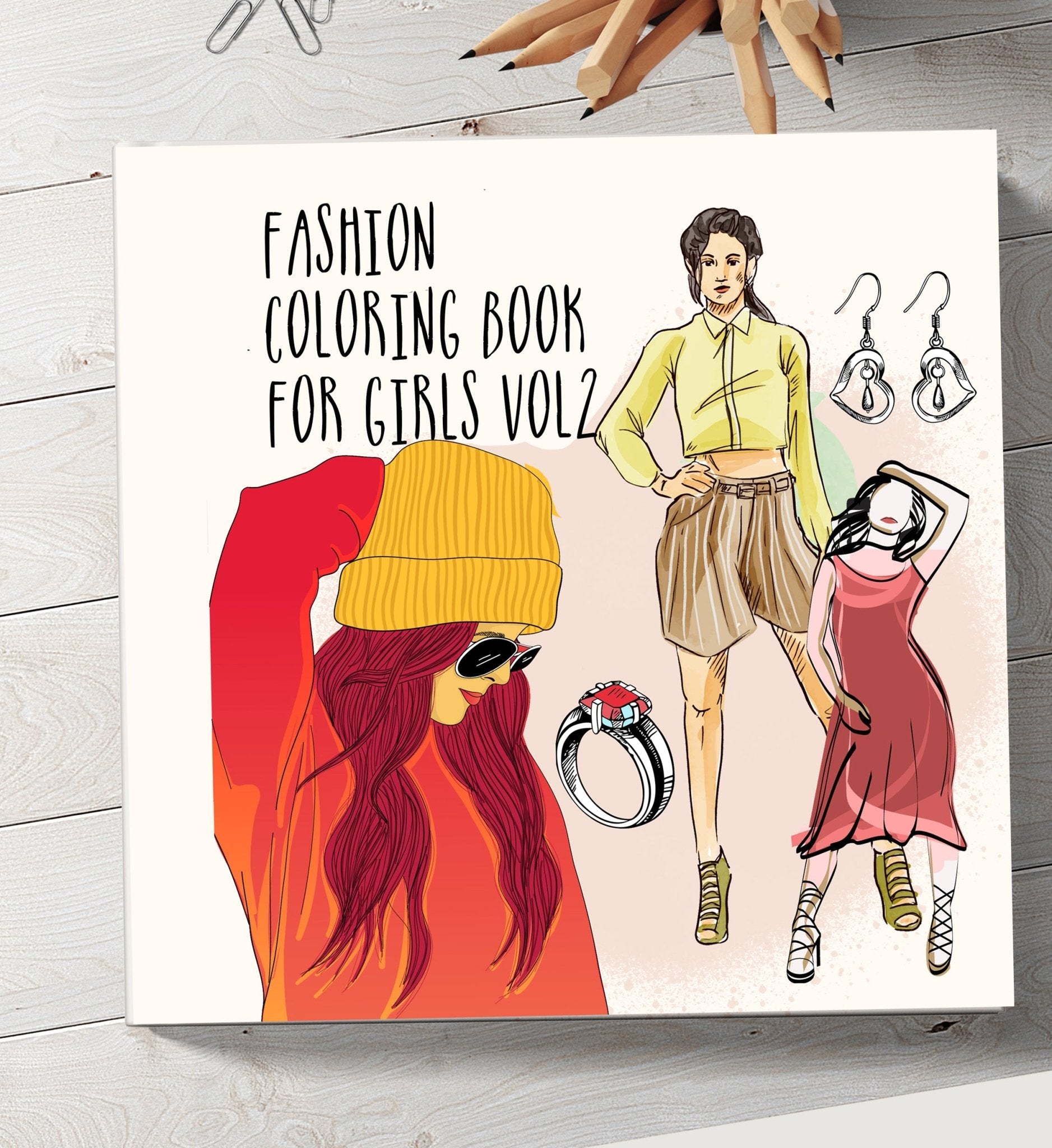 Fashion Coloring Book for Girls 2 (Printbook) - Monsoon Publishing USA