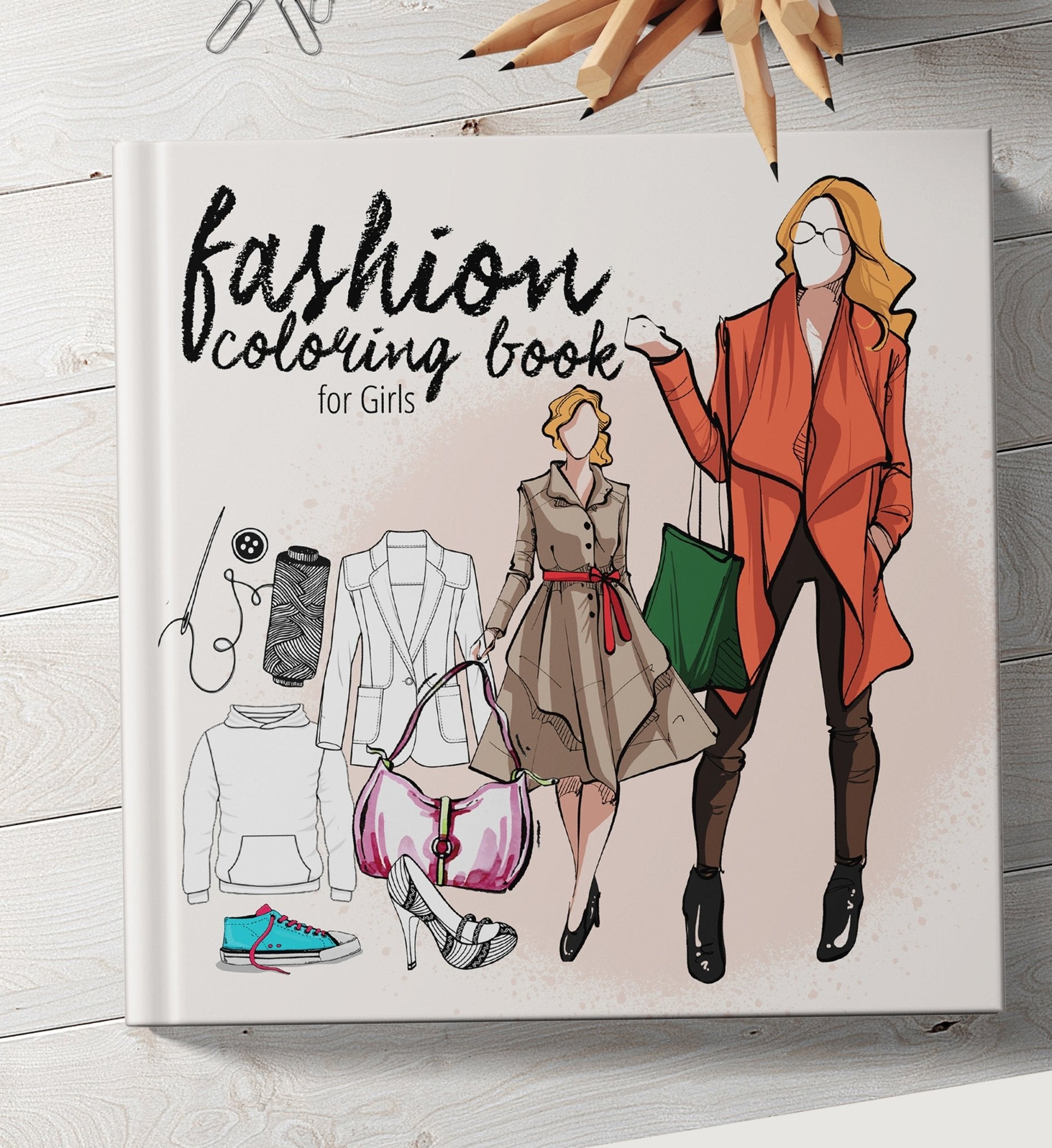 Fashion Coloring Book for Girls (Printbook) - Monsoon Publishing USA