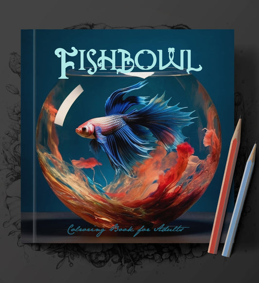 Fish Bowl Aquarium Coloring Book (Printbook) - Monsoon Publishing USA