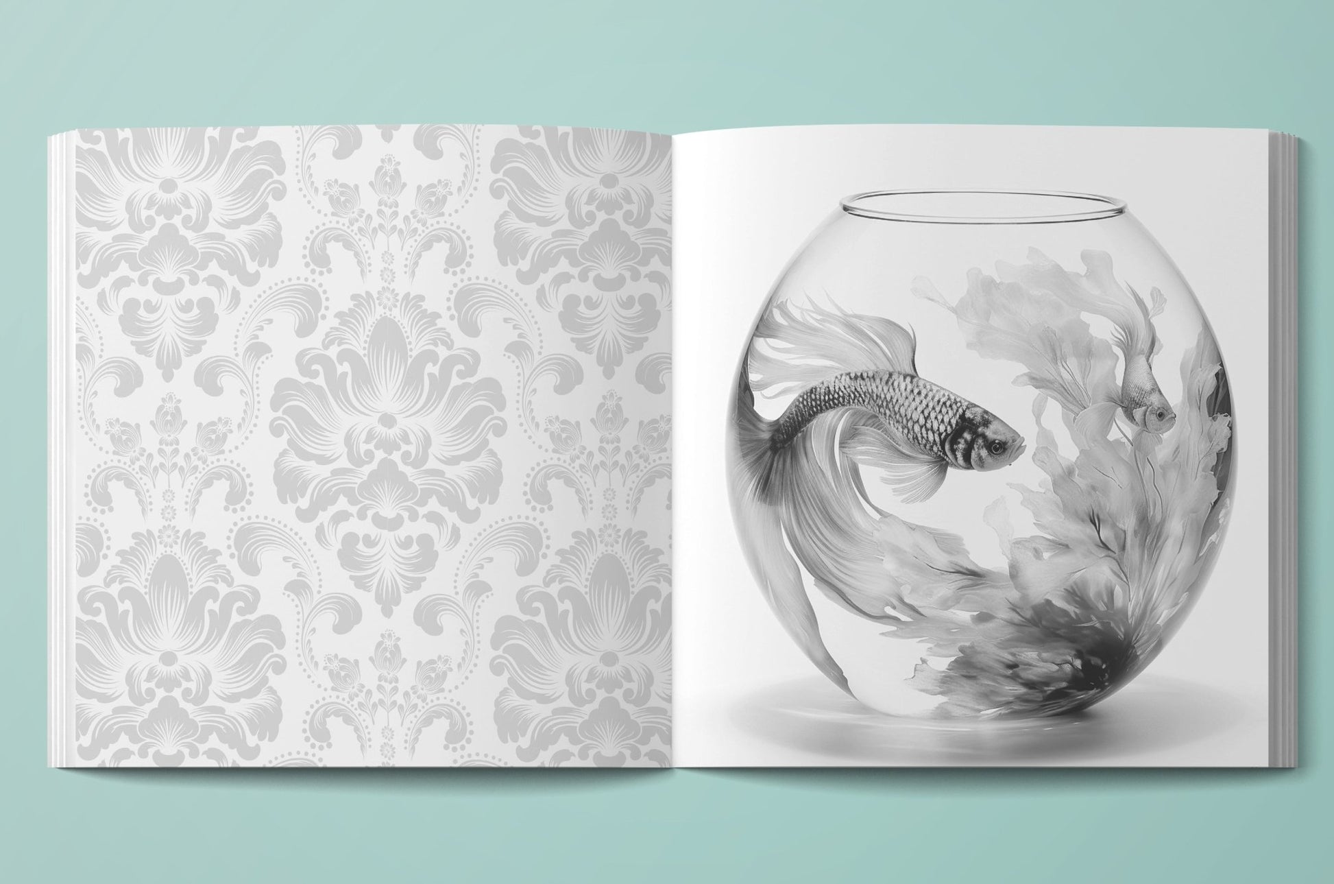 Fish Bowl Aquarium Coloring Book (Printbook) - Monsoon Publishing USA