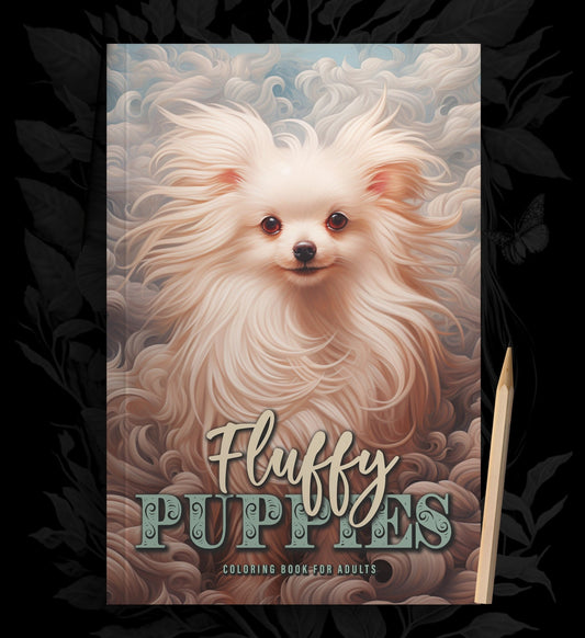Fluffy Puppies Dog Coloring Book (Printbook) - Monsoon Publishing USA