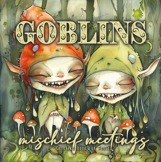Goblins Coloring Book for Adults (Printbook)