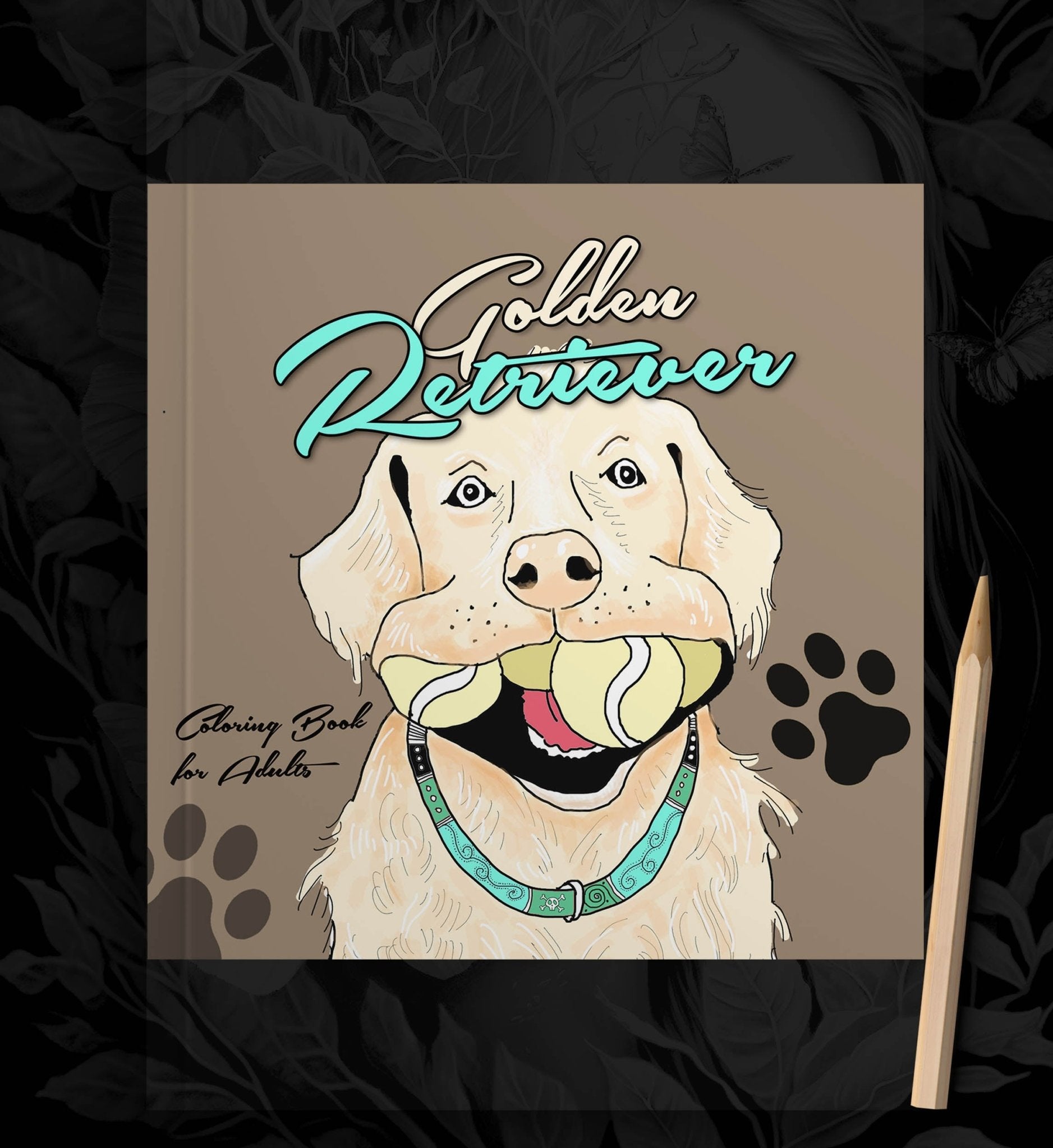 Golden Retriever Coloring Book (Printbook) - Monsoon Publishing USA