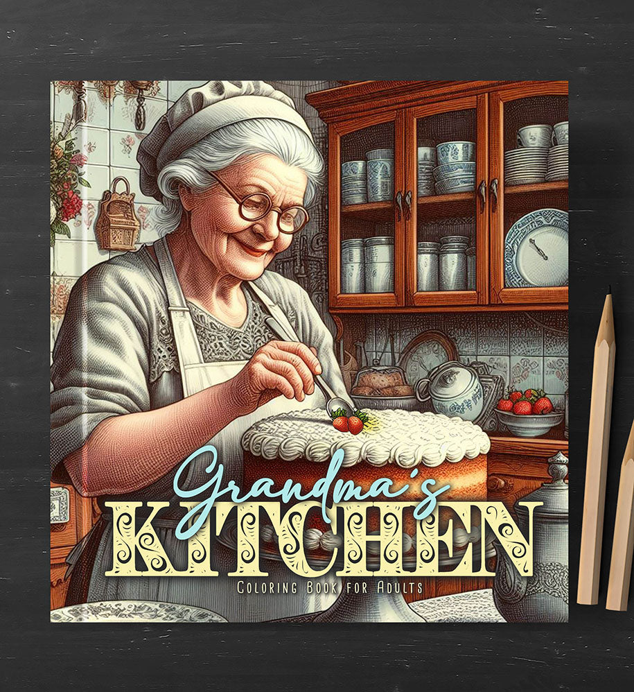 Grandma´s Kitchen Coloring Book (Printbook)