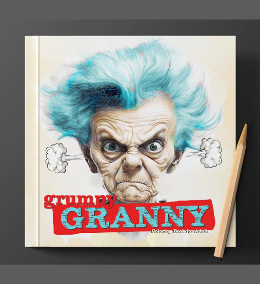 Grumpy Granny Coloring Book (Printbook) - Monsoon Publishing USA