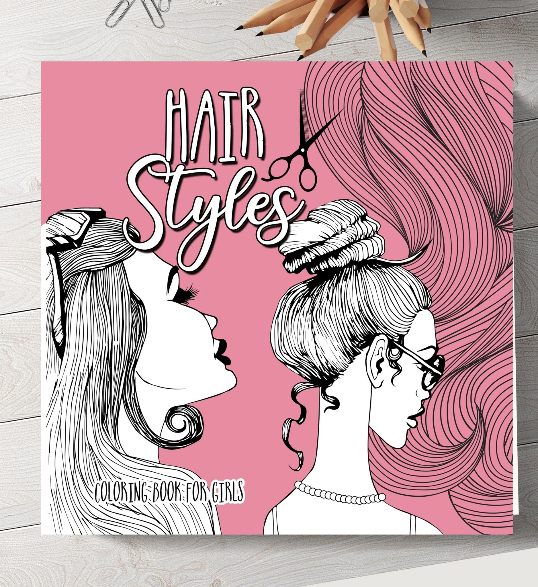 Hairstyles Coloring Book for Girls (Printbook) - Monsoon Publishing USA