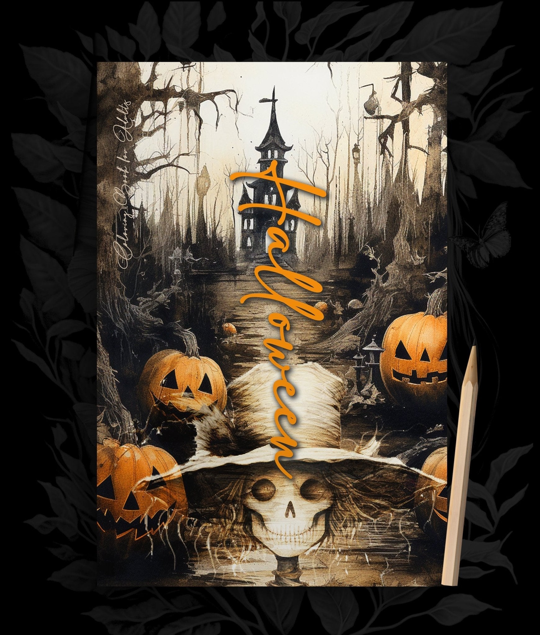 Halloween Coloring Book Grayscale (Digital) - Monsoon Publishing USA