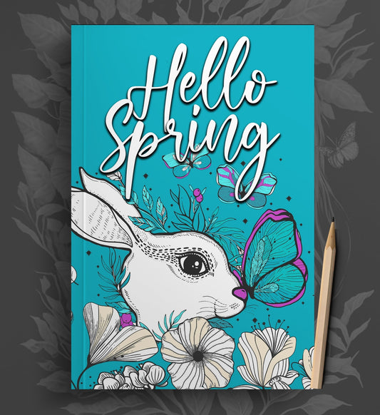 Hello Spring Coloring Book for Adults (Printbook) - Monsoon Publishing USA