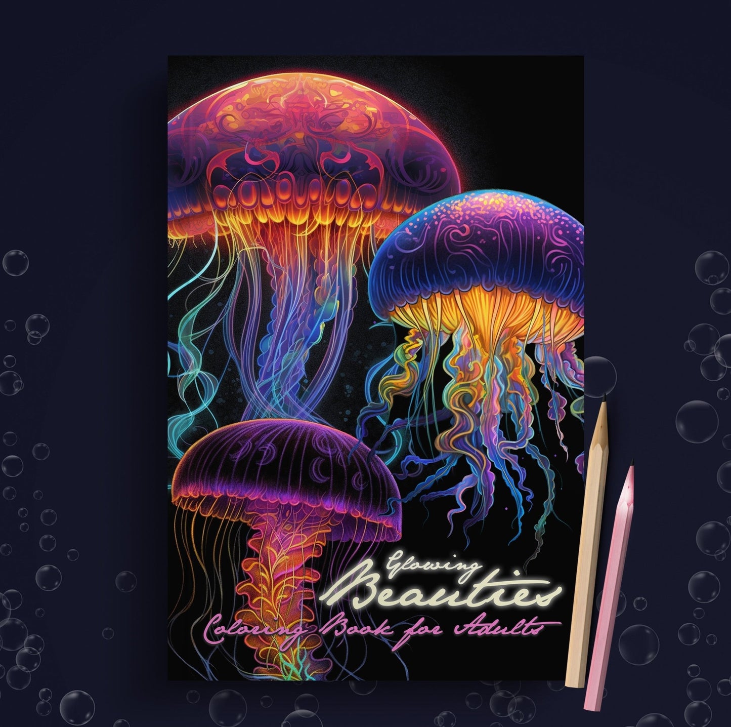 Jellyfish Ocean Coloring Book Grayscale (Digital) - Monsoon Publishing USA