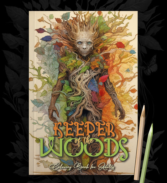 Keeper of the Woods Coloring Book (Printbook) - Monsoon Publishing USA