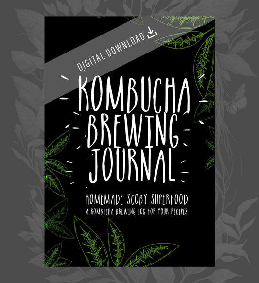 Kombucha Brewing Journal (Digital) - Monsoon Publishing USA