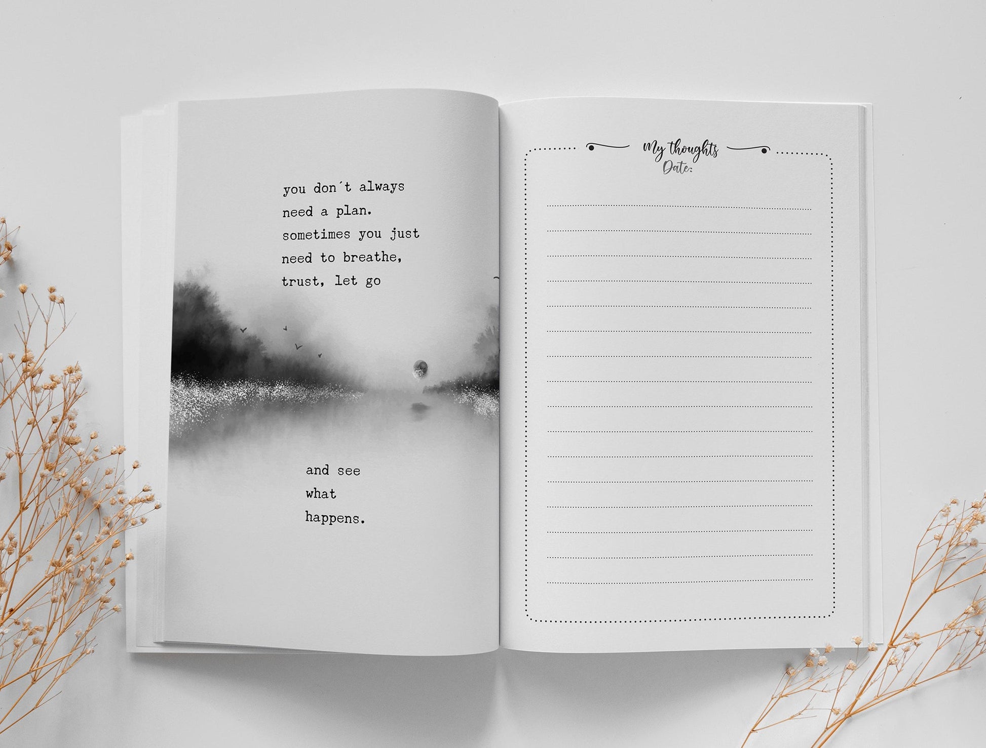 Let Go Quotes Book & Journal (Printbook) - Monsoon Publishing USA