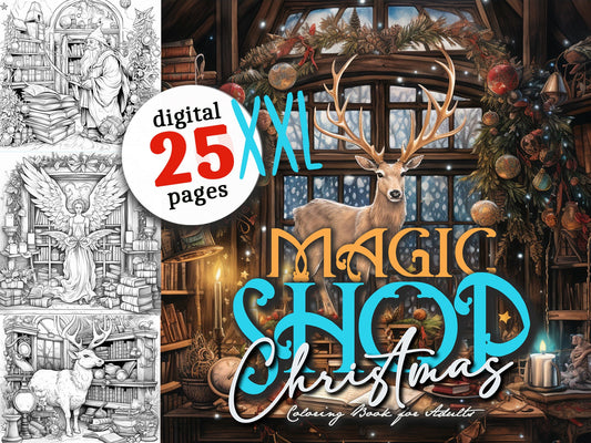 Magic Shop Christmas Coloring Book (Digital) - Monsoon Publishing USA
